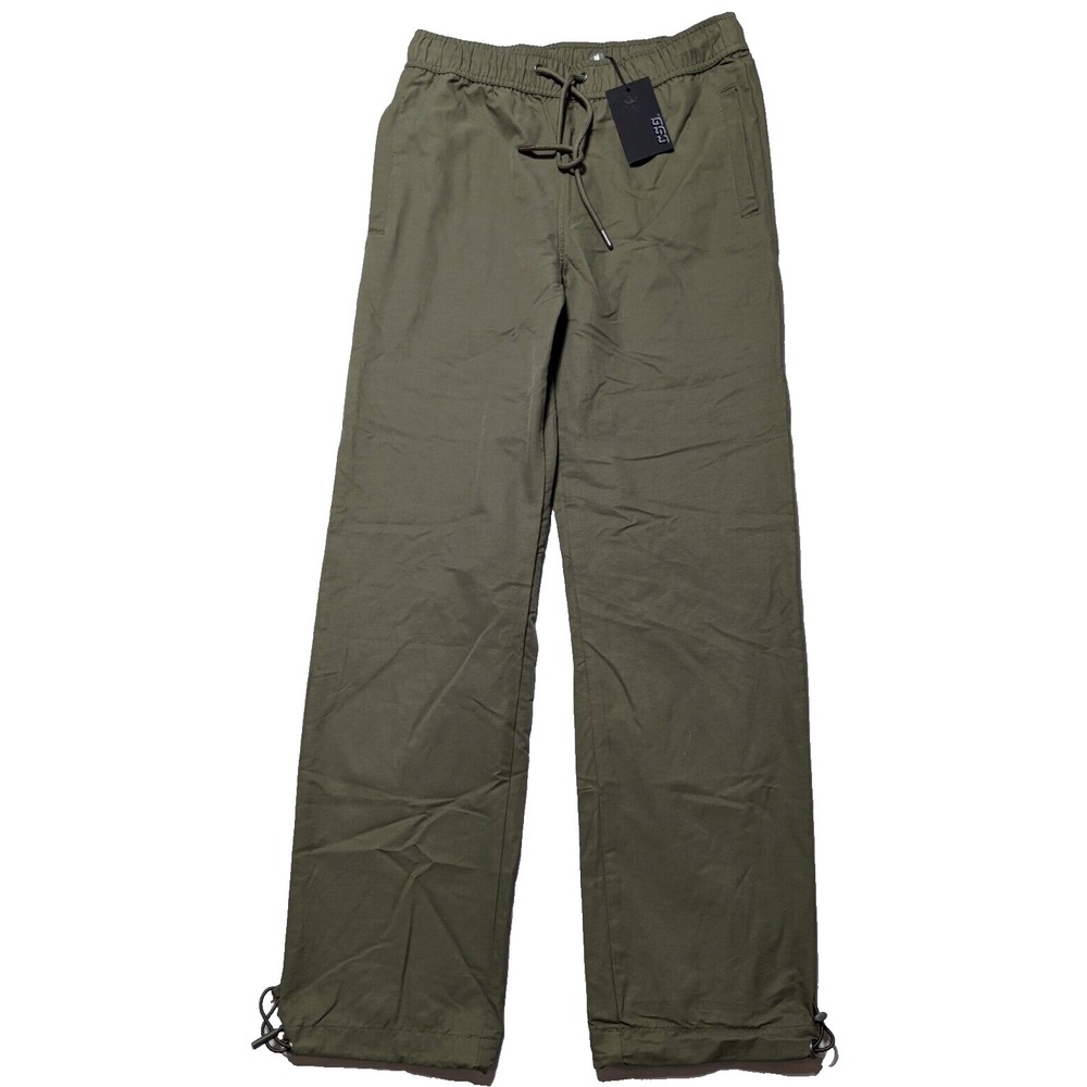 CSG Men Small Olive Green Cotton Nylon Blend Wander Pants NEW